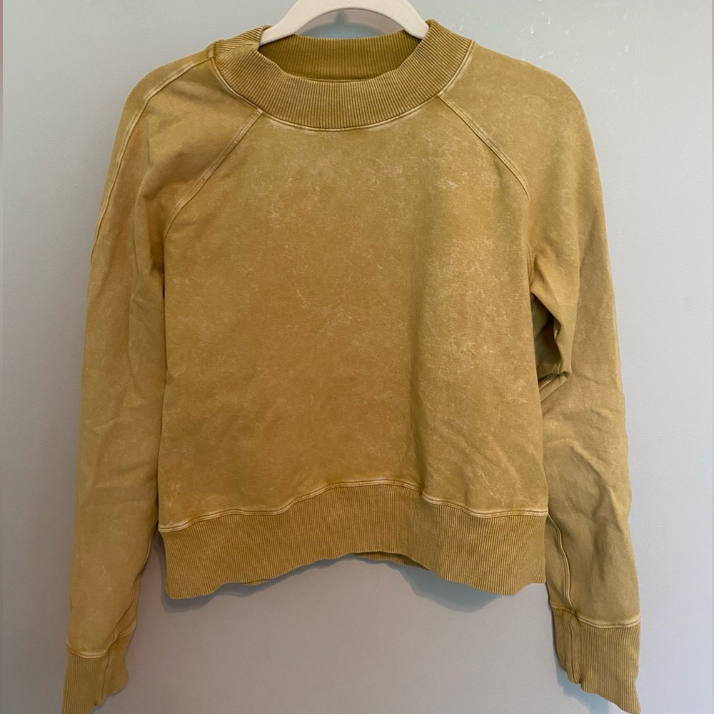lululemon athletica Gold Sweatshirt